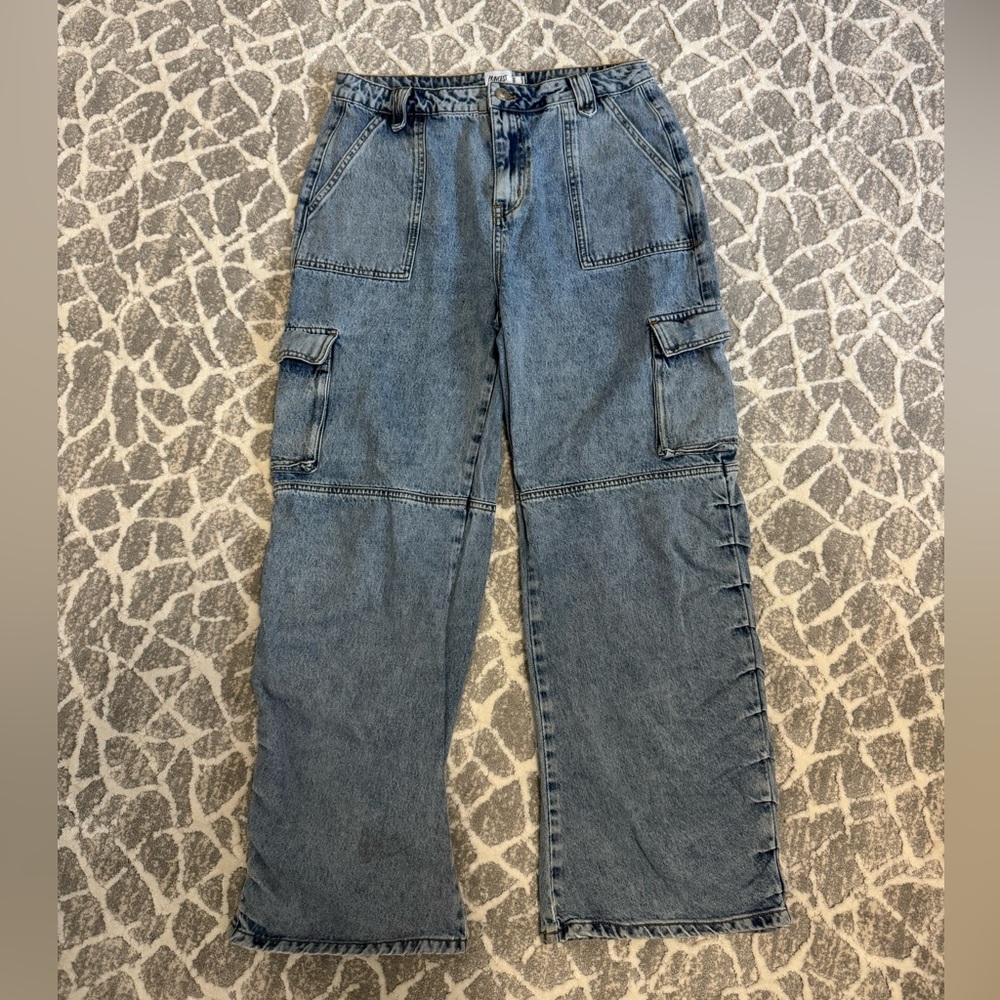 Princess Polly Denim Cargo Jeans